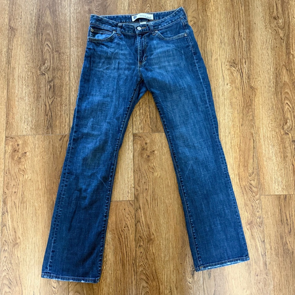 Y2K Gap Bootcut Stretch Jeans‎ Womens 6 R Medium Wash Blue Denim 2007 minimalist